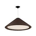 Pendelleuchte SAIGON IN ø 130 cm, E27, IP20, braun, schwarz matt