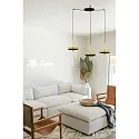 Faro Pendelleuchte WHIZZ 3xE27, IP20, gold, schwarz