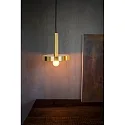 Faro pendant luminaire WHIZZ E27 IP20, gold, black 