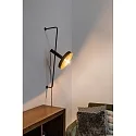 Faro Wandleuchte WHIZZ IP27, IP20, schwarz, gold