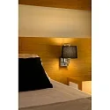 Faro Wandleuchte FRAME E27, IP20, nickel matt, schwarz