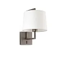 Wandleuchte FRAME E27, IP20, antik gold, weiß