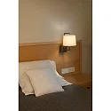 wall luminaire FRAME E27 IP20, beige, antique gold 
