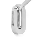 wall luminaire ETERNA E27 IP20, chrome, white 