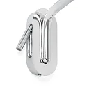 wall luminaire ETERNA E27 IP20, chrome, white 