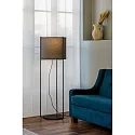 Faro floor lamp DRUM E27 IP20, grey, black matt 