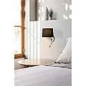 Faro wall luminaire MONTREAL E27 IP20, chrome, black 