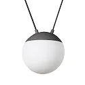 pendant luminaire MINE PC SPACE E27 IP20, dark grey 