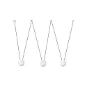 pendant luminaire MINE 3 flames E27 IP20, white matt 
