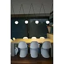 Faro pendant luminaire MINE 4 flames E27 IP20, white matt 
