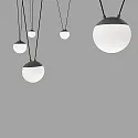 Faro pendant luminaire MINE 5 flames E27 IP20, dark grey 