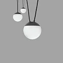 Faro pendant luminaire MINE E27 IP20, dark grey 