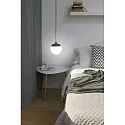 Faro pendant luminaire MINE E27 IP20, dark grey 