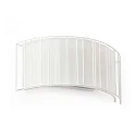 wall luminaire LINDA 2 flames E27 IP20, beige, white matt 