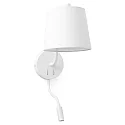 wall luminaire BERNI E27 IP20, white matt 