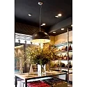 pendant luminaire MAGMA E27 IP20, gold, black 