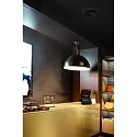 pendant luminaire MAGMA E27 IP20, gold, black 