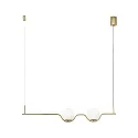 LED Pendelleuchte LE VITA 14W, 2700K, IP20, gold, glänzend