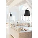 pendant luminaire TREE E27 IP20, black matt 
