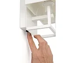 Faro Wandleuchte VESPER E14, IP20, weiß matt