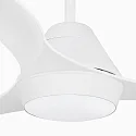 Faro Ceiling fan POLARIS L with remote control IP20, white matt
