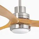 Faro LED Ventilator LANTAU L, 15W, 3000K, 900lm, IP20, nickel matt/kiefer