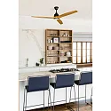 Faro LED Ventilator ALO CCT, 20W, 2700/4000/6500K, 831lm, IP20, schwarz/kiefer