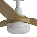 Faro LED Ventilator PUNT M, 18W, 3000/4200/6500K, 678lm, IP20, weiß/ahorn