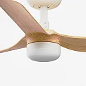 Faro LED Ventilator MINI PUNT S , 120°, 10W, 2700/3000/4000K, 550lm, IP20, weiß/ahorn
