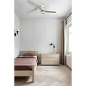 Faro LED Ventilator MINI PUNT S , 120°, 10W, 2700/3000/4000K, 550lm, IP20, weiß/ahorn