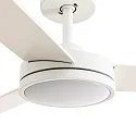 Faro Ceiling fan BARTH with remote control IP20, white matt