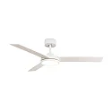Faro Ceiling fan BARTH with remote control IP20, white matt