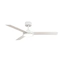 Faro Ceiling fan BARTH with remote control IP20, white matt