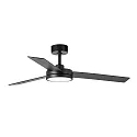 Faro LED Ventilator BARTH, 24W, 2700/4350/6500K, 1300lm, IP20, schwarz