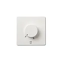 Funk-Dreh Wandregler für DC LED Ventilator, mit RF Steuerung und 6 Geschwindigkeiten, IP20, weiß