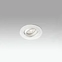 Faro Deckeneinbauleuchte RADON R GU10, IP20, schwenkbar, weiß matt