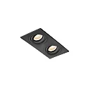 Deckeneinbauleuchte RADON RCT 2xGU10, IP20, schwenkbar, schwarz matt