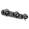 wall luminaire STONE 3 flames GU10 IP20, grey 