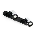 wall luminaire ORLEANS 2 flames GU10 IP20, chrome 
