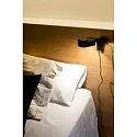Faro wall luminaire INVITING LED IP20, black matt 