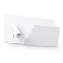 wall luminaire SUAU LED IP20, white matt 