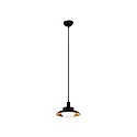 Pendelleuchte SIDE 200 G9, IP20, schwarz, kupfer