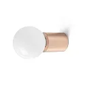 wall luminaire TEN E27 IP20, glossy, copper 