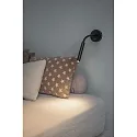 Faro wall luminaire KALE LED IP20, black matt 
