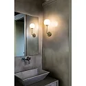 Faro Bad Wandleuchte GALA G9, IP44, gold, satiniert