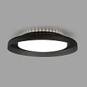 wall and ceiling luminaire DOLME LED IP20, black matt 