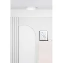 Faro LED Deckenleuchte VUK 40W, 2700K, IP44, weiß matt