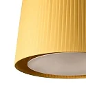Faro Pendelleuchte SAMBA 5xE27, IP20, schwarz matt, gelb