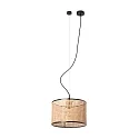 Pendelleuchte MAMBO 320 E27, IP20, inkl. Spanner, schwarz, rattan