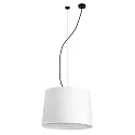 Pendelleuchte CONGA ø 50 cm, 1xE27, IP20, mit Spanner, schwarz, weiß